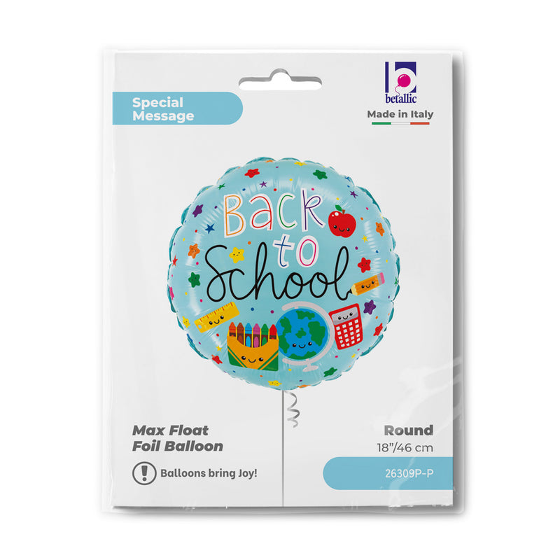 18" ROUND BACK TO SCHOOL FOIL