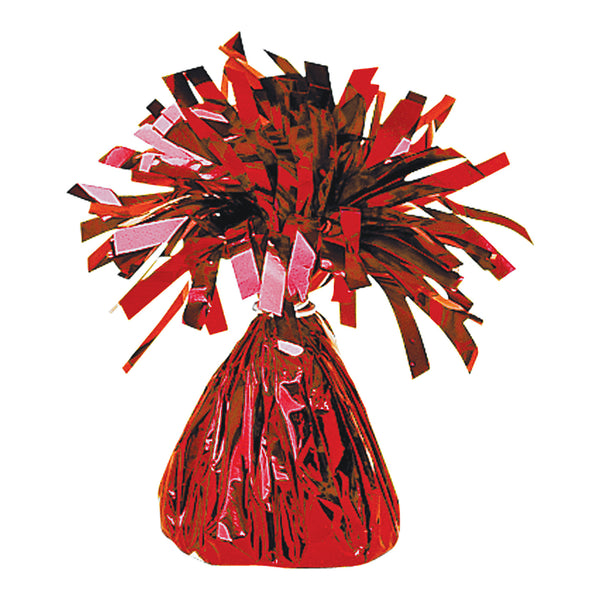 FOIL BALLOON WEIGHTS (170g) RED (BOX OF 12)