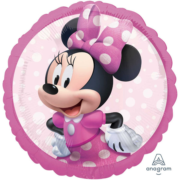 18" ROUND MINNIE MOUSE FOREVER FOIL