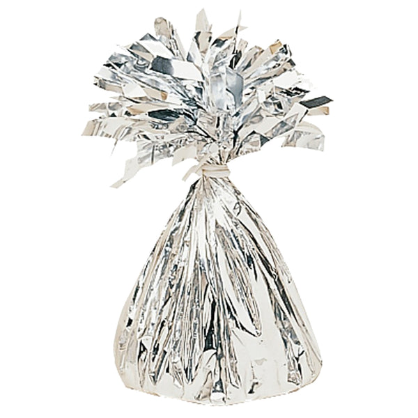 FOIL BALLOON WEIGHTS (170g) SILVER (BOX OF 12)