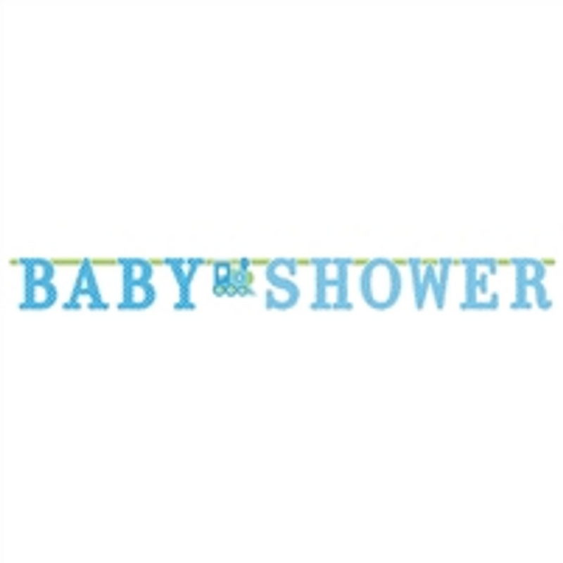 BABY SHOWER JUMBO BANNER BLUE