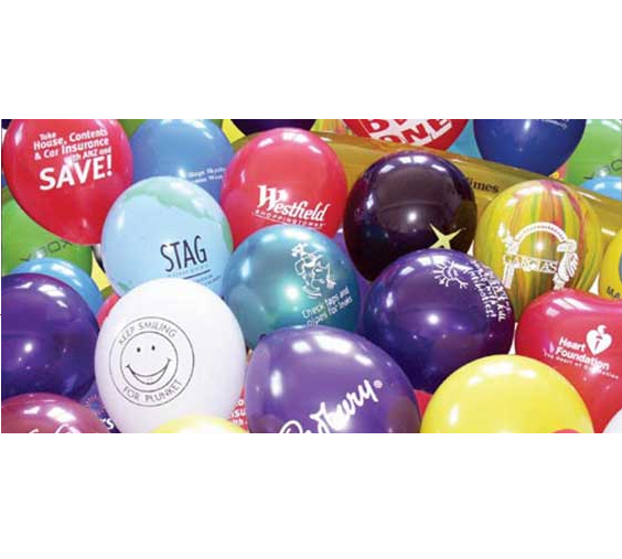 1,000 x 11" CUSTOM PRINT LATEX BALLOONS (ONE COLOUR, TWO SIDES)