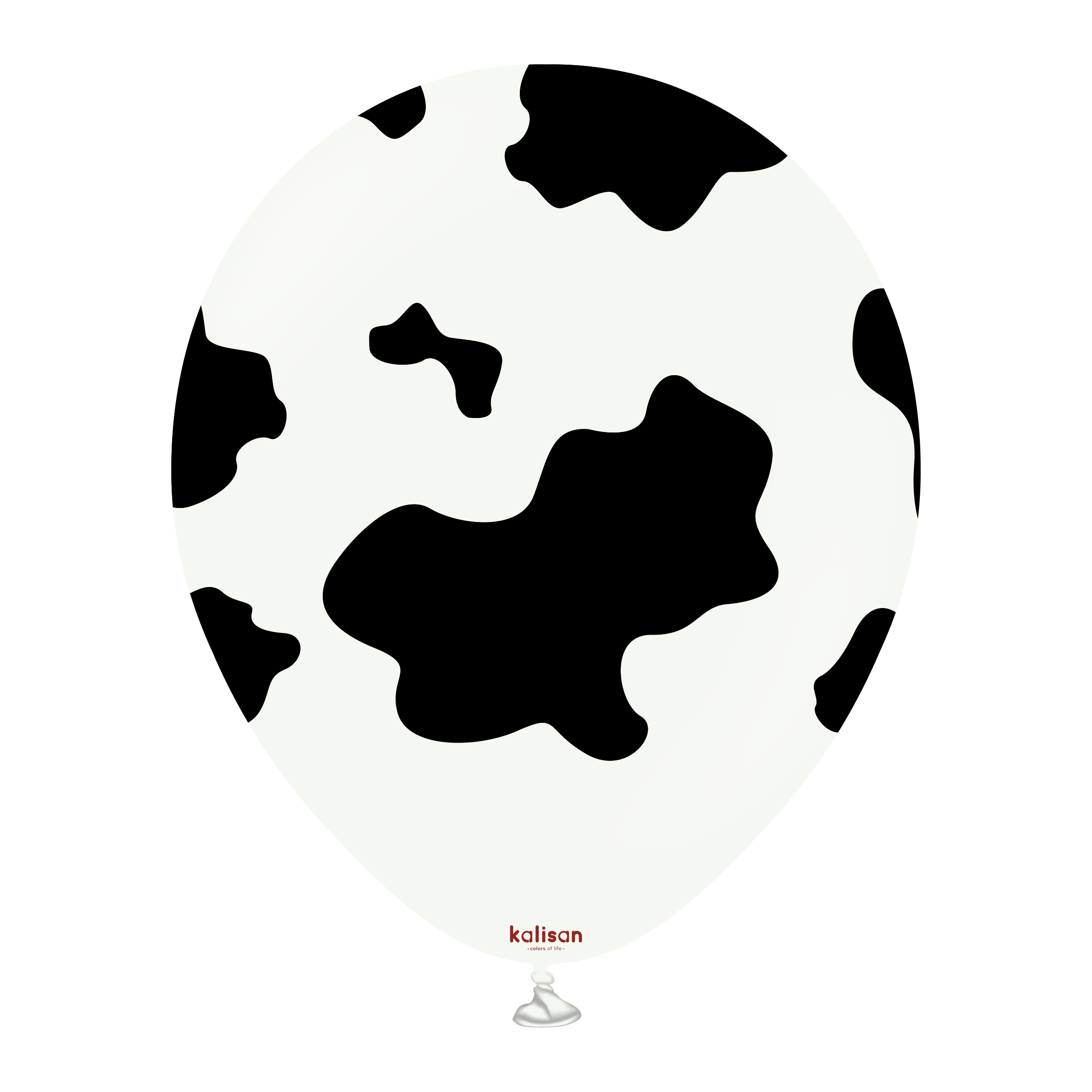 12" Kalisan Safari Country White Latex Balloons 25 Per Bag