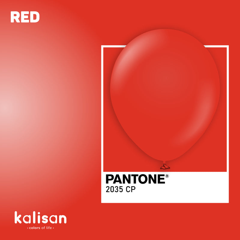 5" KALISAN STANDARD RED LATEX (100 PER BAG)