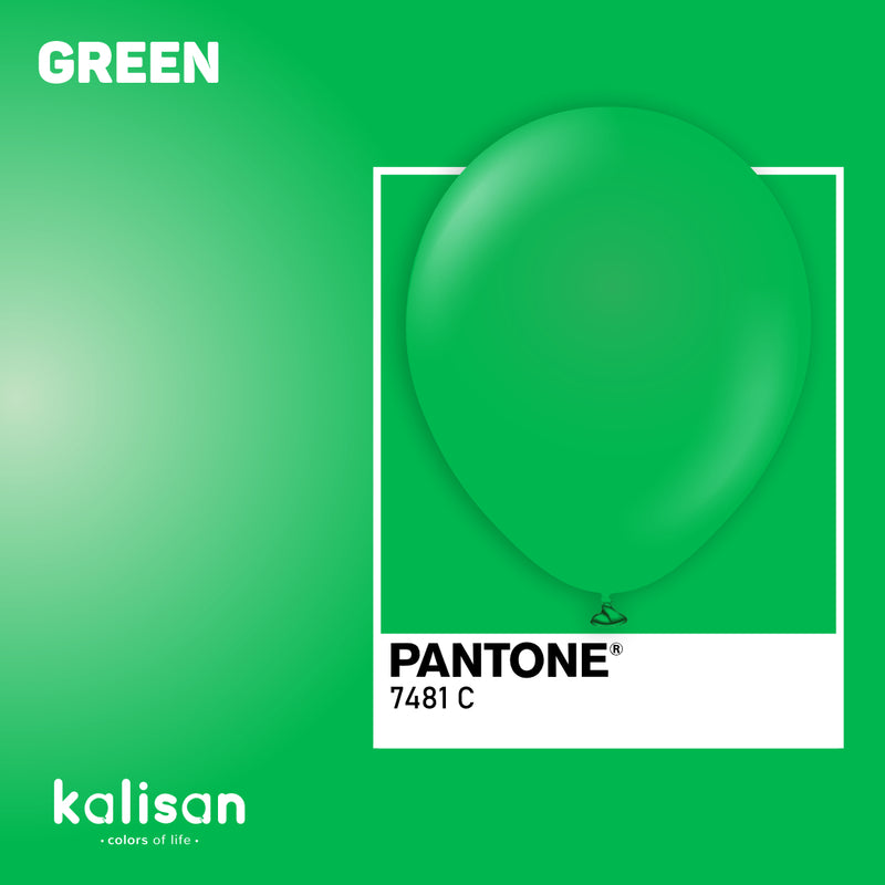5" KALISAN STANDARD GREEN LATEX (100 PER BAG)