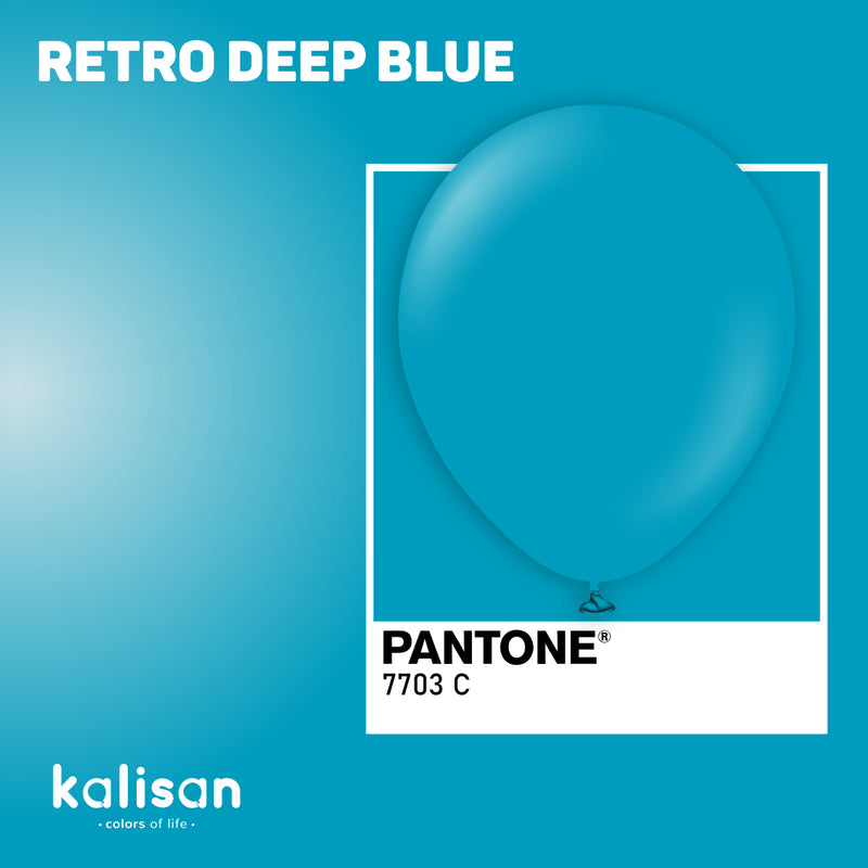12" KALISAN RETRO DEEP BLUE LATEX (100 PER BAG)