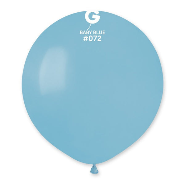 19" GEMAR BABY BLUE #072 LATEX (25 PER PACK)