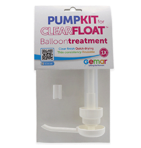 DISPENSER KIT FOR CLEAR FLOAT WITH WHITE CLIP