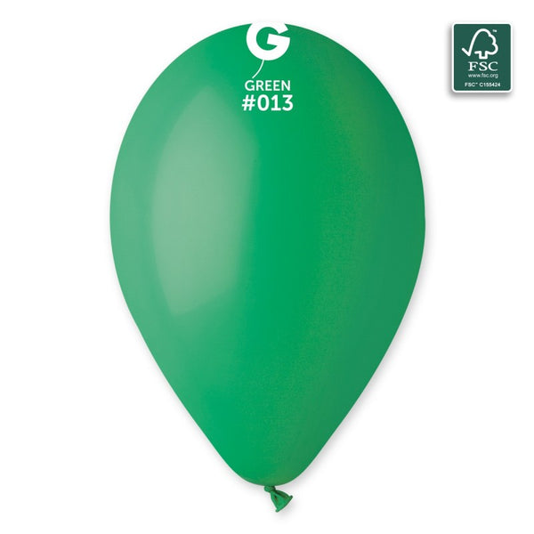 12" GEMAR GREEN #013 LATEX (50 PER PACK)