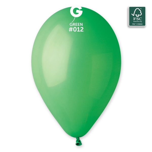 12" GEMAR GREEN #012 LATEX (50 PER PACK)