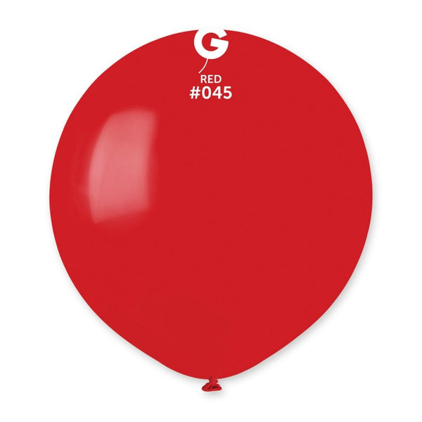 19" GEMAR RED #045 LATEX (25 PER PACK)