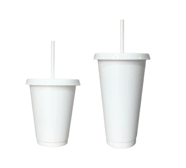 COLD CUPS: SOLID COLOUR COLD CUP WHITE 16OZ