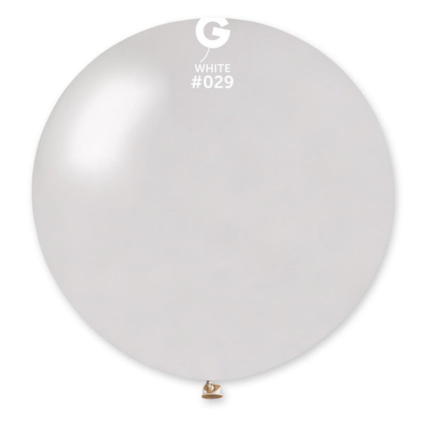 31" GEMAR METALLIC WHITE #029 LATEX (1 PER PACK)
