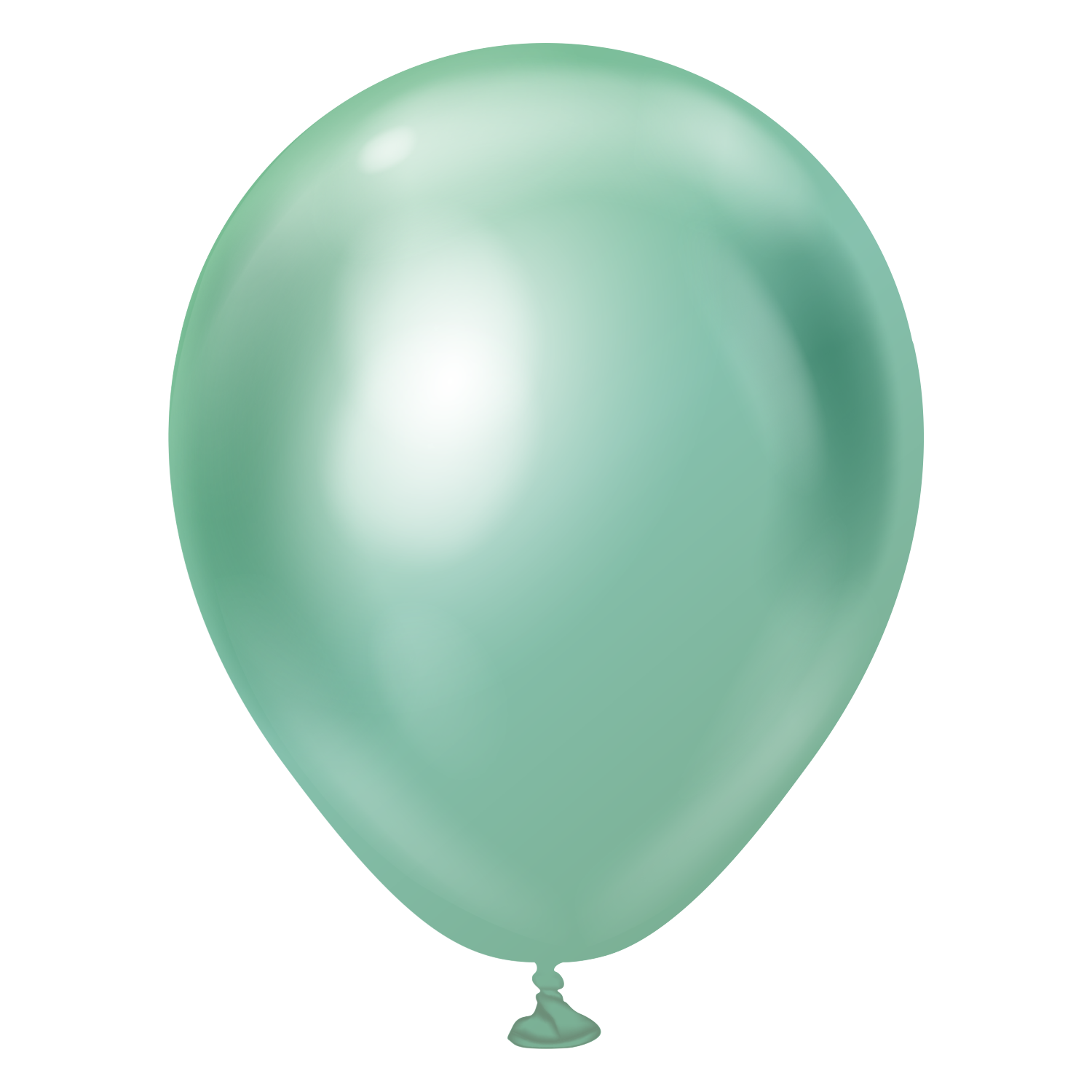 5" Kalisan Mirror Green Latex Balloons Ireland