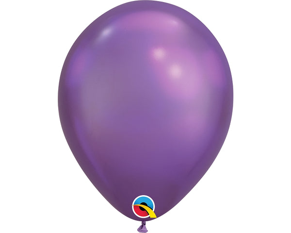 11" Chrome Latex Purple