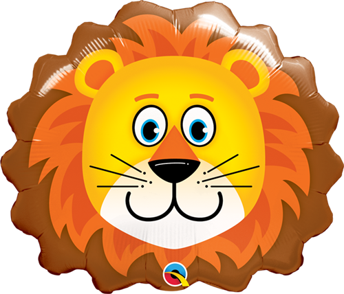 Qualatex 58389 14" Lovable Lion Foil Balloon