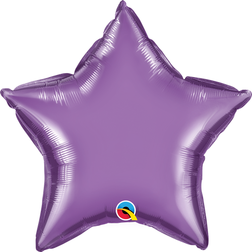 Qualatex 90079 20" Star Chrome Purple Foil