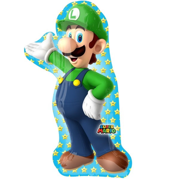 Super Mario Luigi Shape Foil