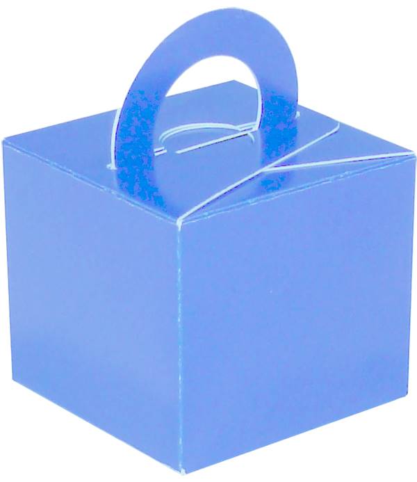 GIFT BOX WEIGHT FLAT LIGHT BLUE (10 PER PACK)