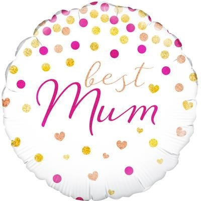 18" Best Mum Holographic Foil