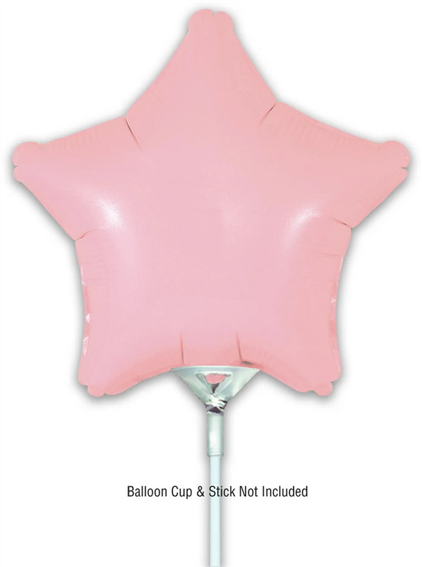 Oaktree 9" Matte Pink Star Foil