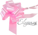 ELEGANZA POLY PULL BOWS 50MM LIGHT PINK (20 PER PACK)
