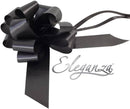 ELEGANZA POLY PULL BOWS 50MM BLACK (20 PER PACK)