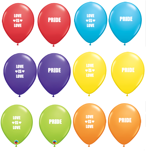 Qualatex Pride Latex Balloons Ireland