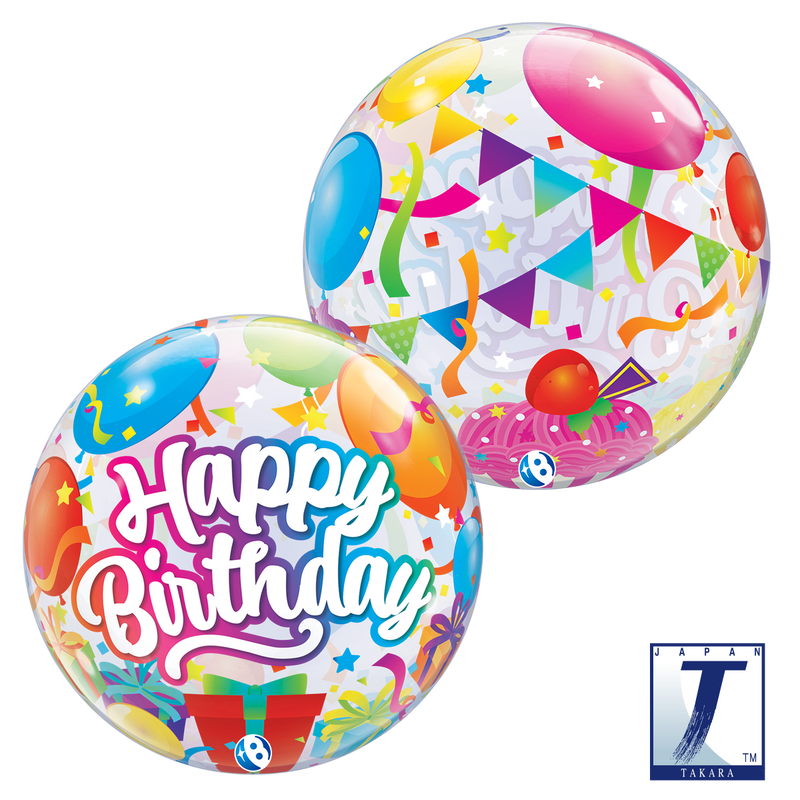 22" SINGLE BUBBLE BIRTHDAY SURPRISE