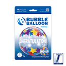 22" SINGLE BUBBLE CONGRATULATIONS SHOOTING STARS