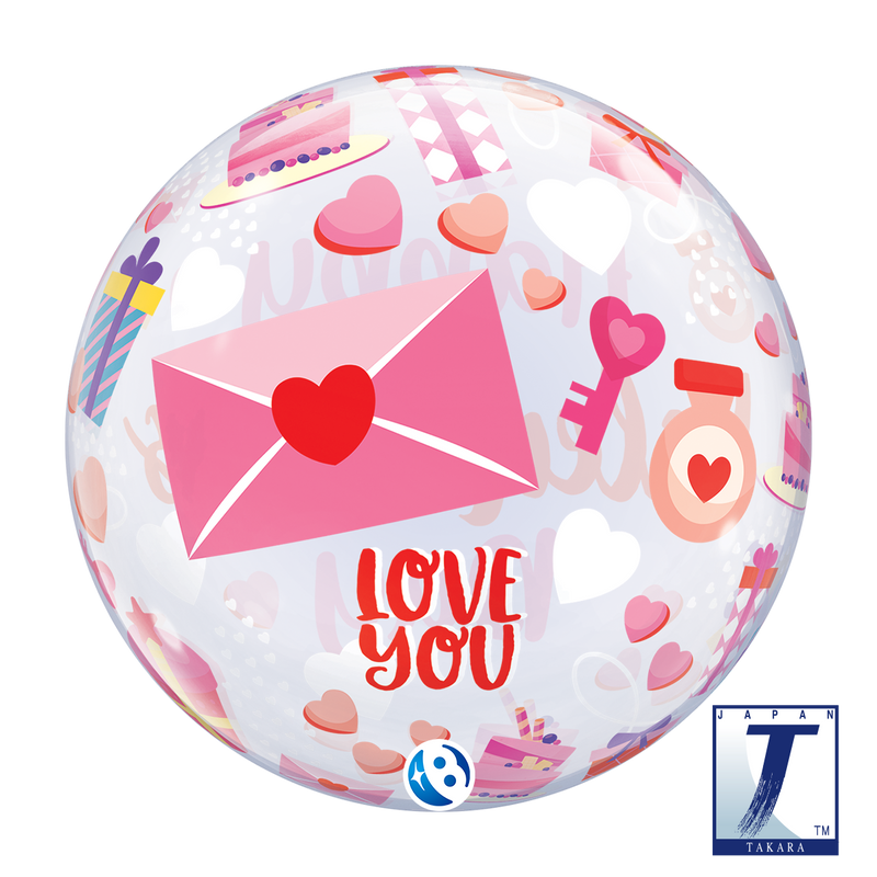 22" SINGLE BUBBLE EVERYTHING VALENTINES