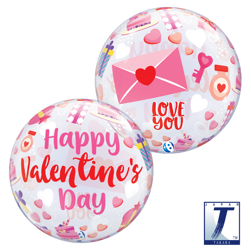 22" SINGLE BUBBLE EVERYTHING VALENTINES