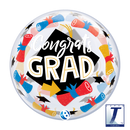 22" SINGLE BUBBLE CONGRATS GRAD