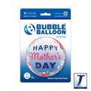 22" SINGLE BUBBLE MOTHER'S DAY FLOLAL PASTEL