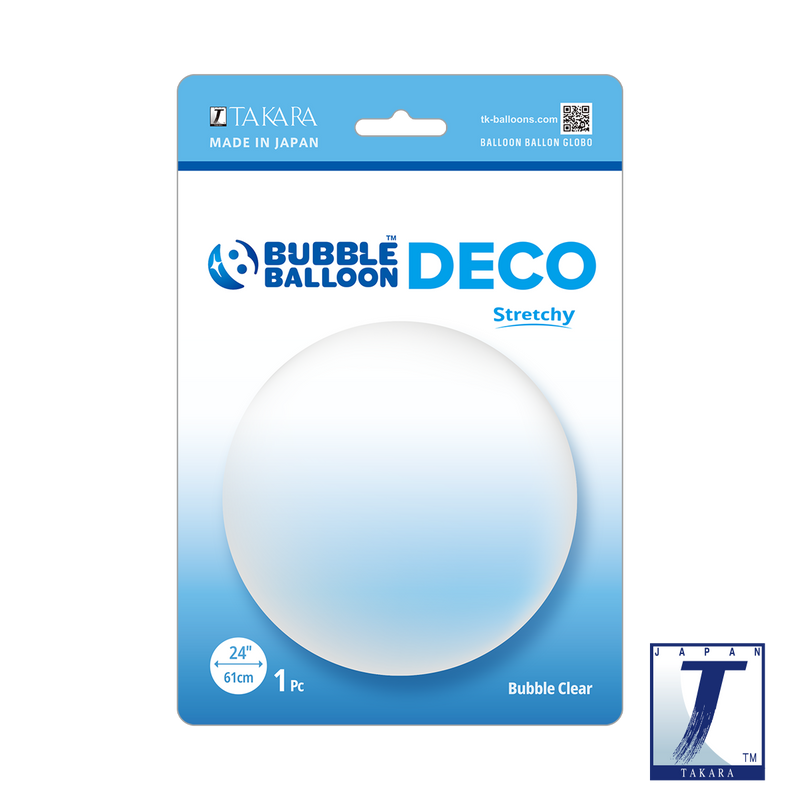 24" DECO BUBBLE CLEAR