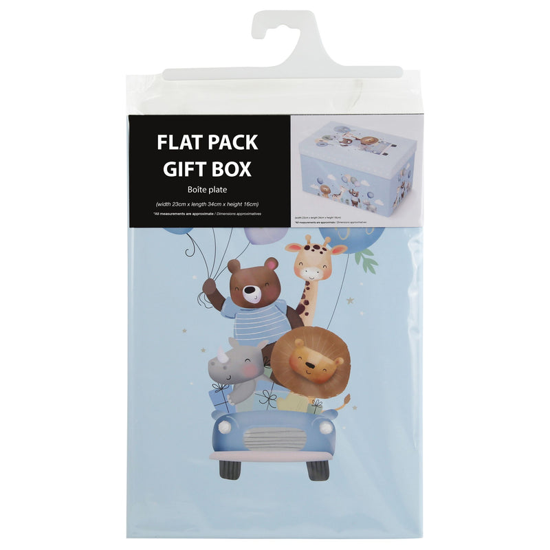 BOX: MEDIUM TRUNK BOX BABY BOY (34CM x 23CM)