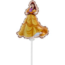 9" MINI DISNEY PRINCESS BELLE FOIL - FLAT
