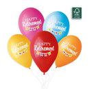 13" GEMAR RETAIL LATEX HAPPY RETIREMENT GARLAND (6 BALLOONS PER PACK)