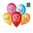 13" GEMAR RETAIL LATEX WELCOME HOME (6 BALLOONS PER PACK)
