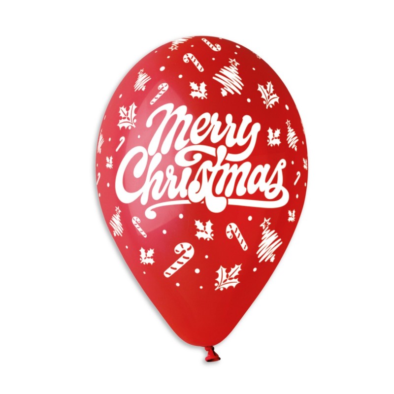 13" GEMAR RETAIL LATEX MERTY CHRISTMAS