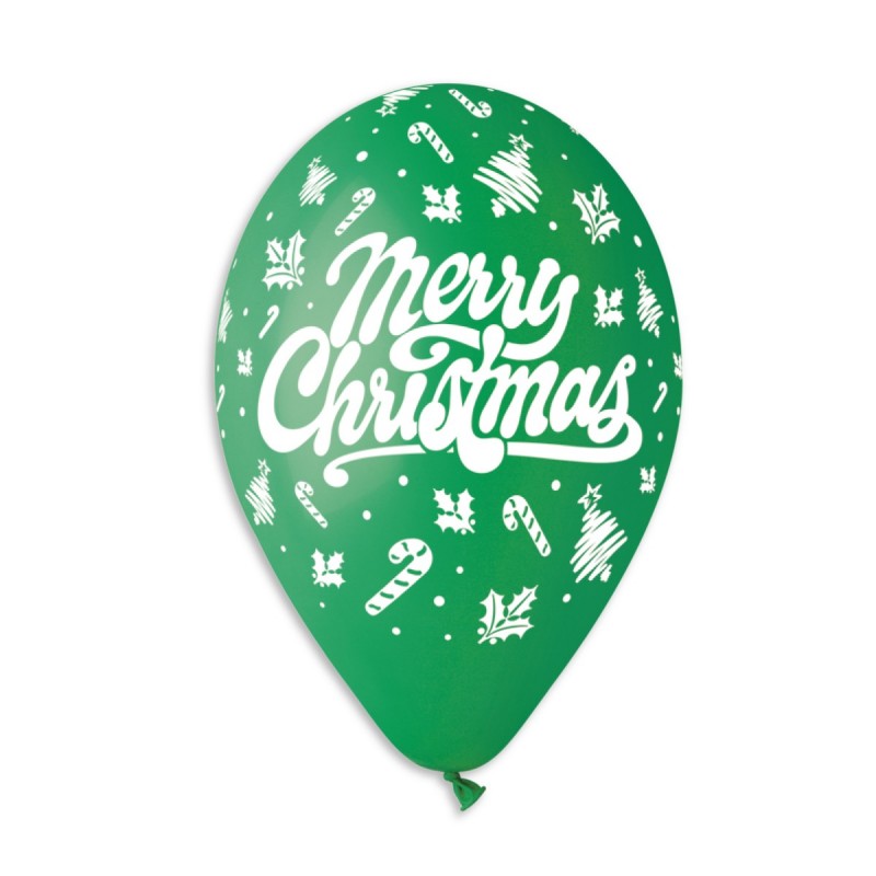 13" GEMAR RETAIL LATEX MERTY CHRISTMAS