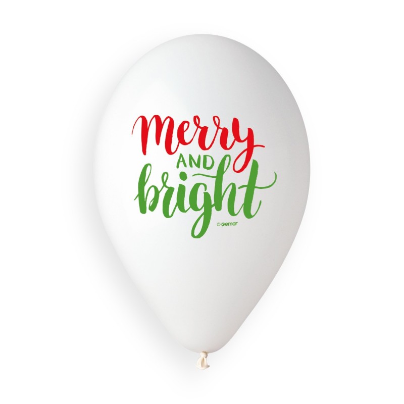 13" GEMAR RETAIL LATEX HO HO HO MERRY CHRISTMAS