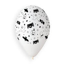 13" GEMAR RETAIL LATEX CUTE GHOST HALLOWEEN