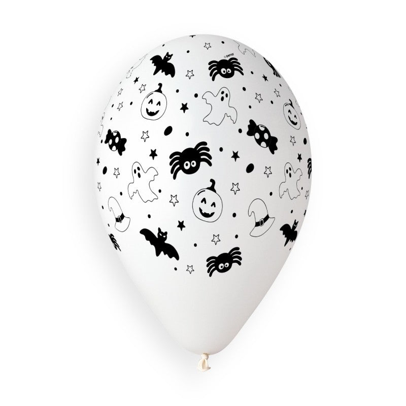 13" GEMAR RETAIL LATEX CUTE GHOST HALLOWEEN