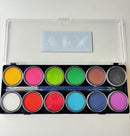 DIAMOND FX 12 COLOURS ESSENTIAL PALETTE (12x10g)