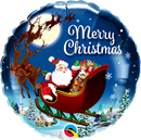 18" ROUND CHRISTMAS ST. NICK FOIL