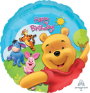 18" POOH & FRIENDS SUNNY BIRTHDAY FOIL