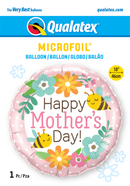 18" ROUND MOTHER'S DAY BEES & FLOWERS FOIL