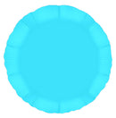 18" SATIN PASTEL BLUE ROUND PACKAGED FOIL