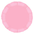 18" SATIN PASTEL COTTON CANDY PINK ROUND PACKAGED FOIL